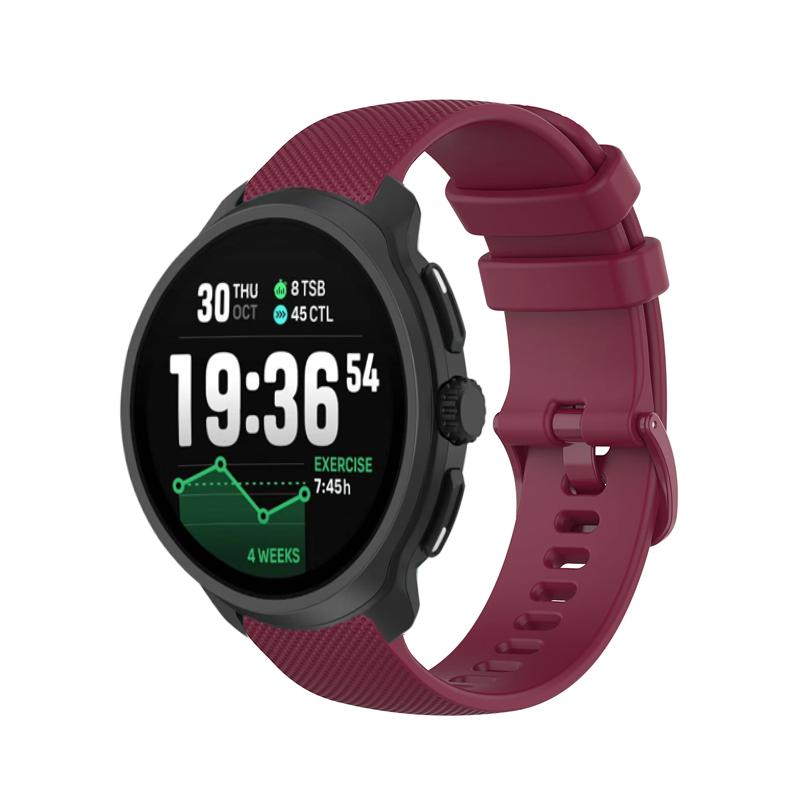 Силиконовый ремешок 20 мм 22 мм для COROS APEX 4 42 мм/PACE Pro-4-3 Удобный браслет Suunto Vertical 2-Race 2-Run/CMF Watch 3-2 Pro