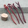 1PC Headwear Jewelry Gift Hair Jewelry Women's Wooden Hairpins Retro Hair Clips Hair Accessories
