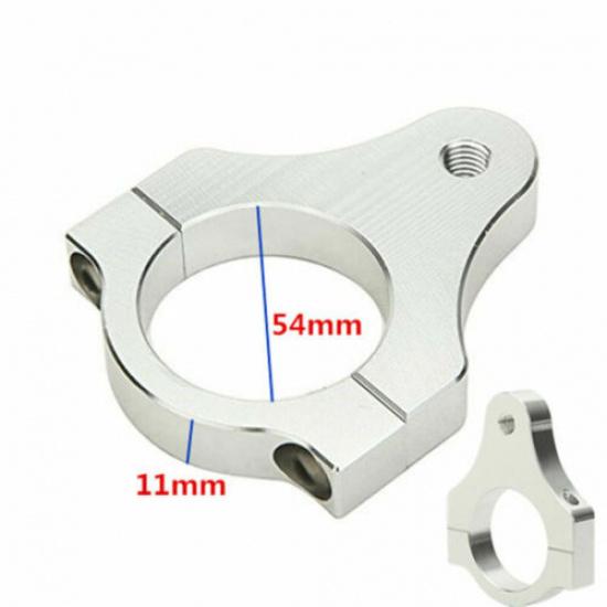 54mm CNC Motorcycle Aluminium Steering Damper Fork Frame Mount Clamp Bracket NEW