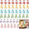 5/10Pcs Mini Resin Snowman Figurines Christmas Xmas Ornaments For Diy Fairy Garden Home Tree Decor Holiday Gift