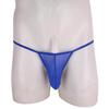 Мужские прозрачные стринги, нижнее белье с низкой посадкой, трусы-бикини с Т-образной спинкой