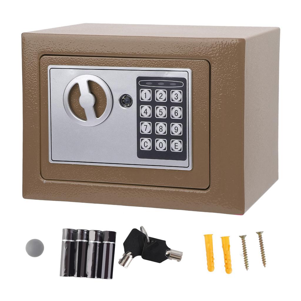 Электронный сейф безопасности стальной многофункциональный компактный цифровой депозитный ящик для дома