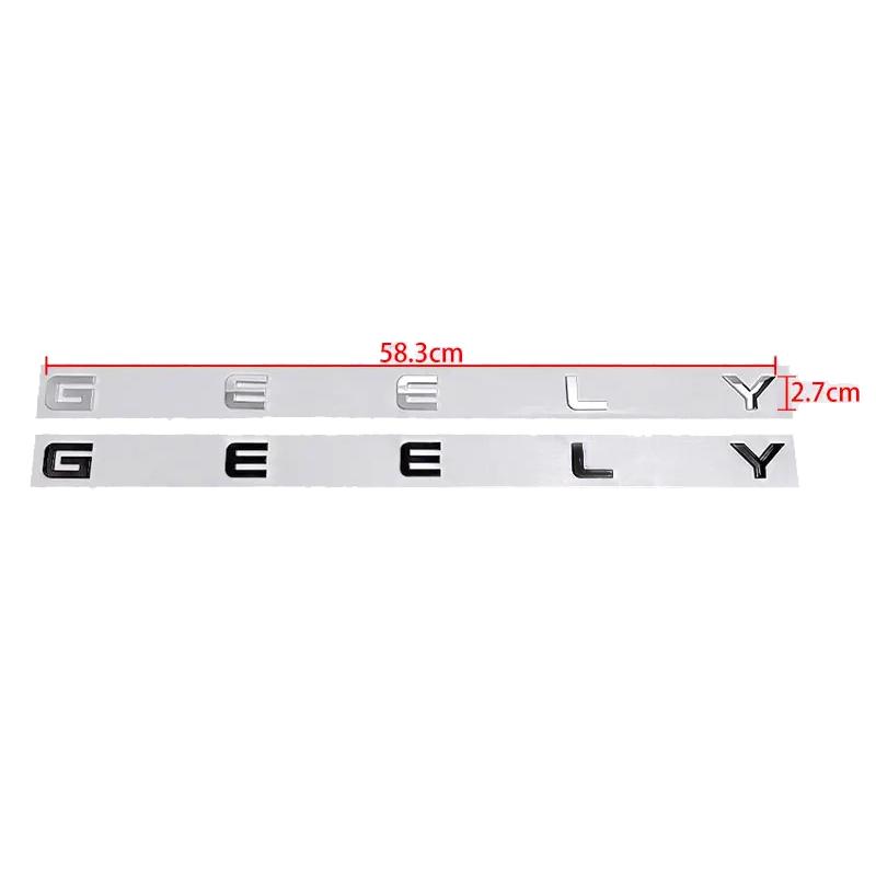 GEELY lettre étiquette Badge coffre voiture autocollants pour Geely série Atlas EmgrandGT monjaro coolray corps modifié coffre a