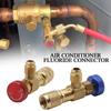 Адаптер для зарядки кондиционера R410A R22 1/4" для предохранительного клапана жидкости шланг R22 адаптер для ручного инструмента