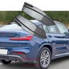 Защитная накладка на задний бампер, диффузор, спойлер, сплиттер для BMW X4 G02 M40i M Sport 2018 2019 2020 2026 ABS Глянцевый/Углепластик Черный