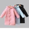 2025 Kids' Thick Cotton Over-the-Knee Winter Jacket - Boys' & Girls' Mid-Length Outerwear