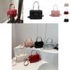 Fashionable Small Square Bag For Women Versatile Shoulder Crossbody Bag In Black