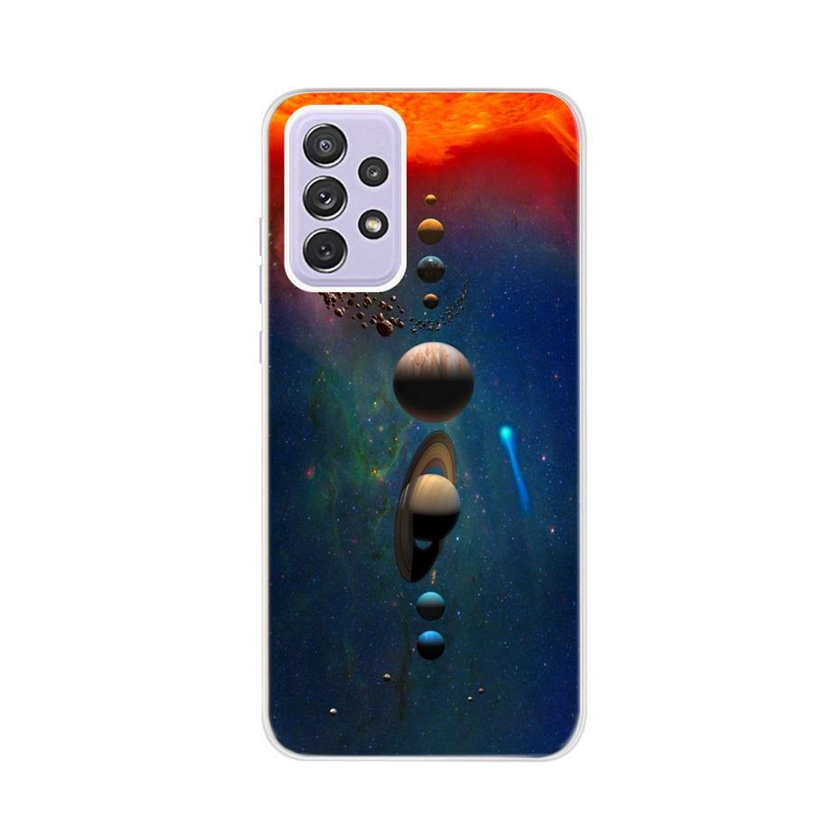 Чехол для Samsung Galaxy A52 Чехол Samsung A32 A52 A72 5G Мягкий Силикон Милый Модный Чехол для Телефона Для Galaxy A 32 52 72 Fundas Capa