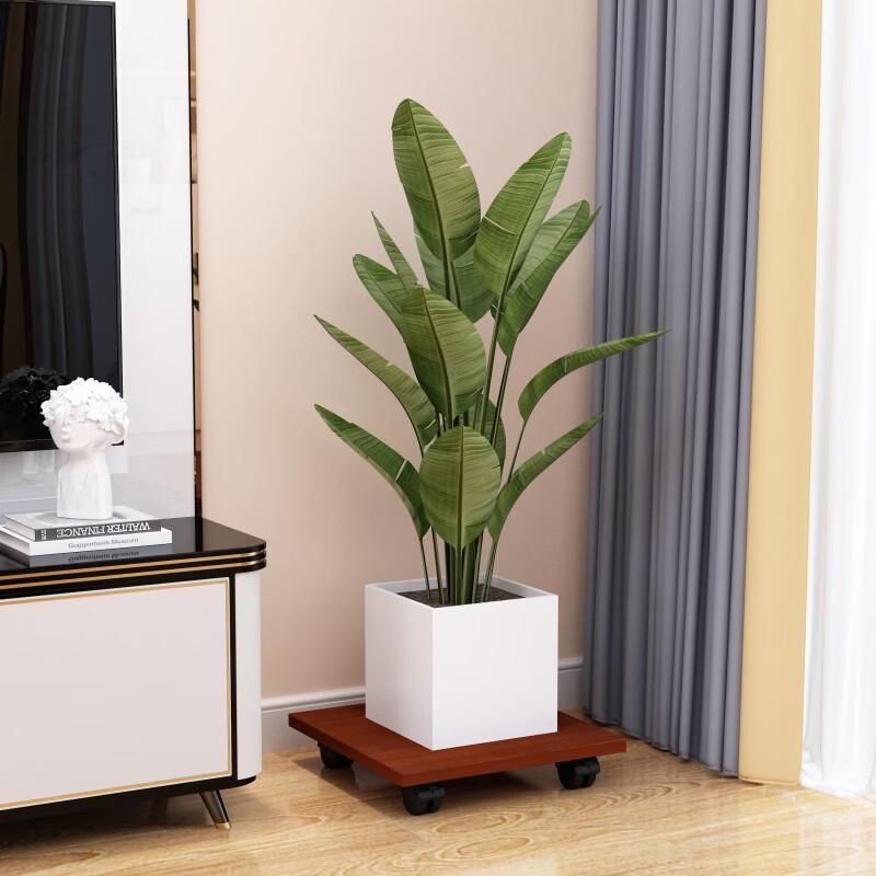Rectangular Mobile Plant Pot Caddy