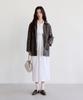 The Ello Feminine Wrap Tie Dress (Ivory)