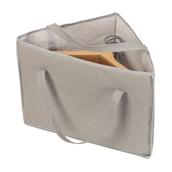 Подставка для вешалок для одежды Треугольная сумка для хранения с ручками Базовая пластина Органайзер для вешалок для одежды для гардероба для спальни, гардеробной, прачечной