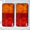 Indicator Stop Light 6000K 2Pcs 12V LED Rear Tail Light 30W Trailer Truck Tail Lamp 10LED Rear Indicator Lamp for RV Lorry Truck