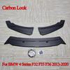 Car Front Bumper Lip Body Kit Spoiler Splitter Bumper Canard Lip For BMW 4 Series F32 F33 F36 420i 425i 430i 420d 435d 2013-2020