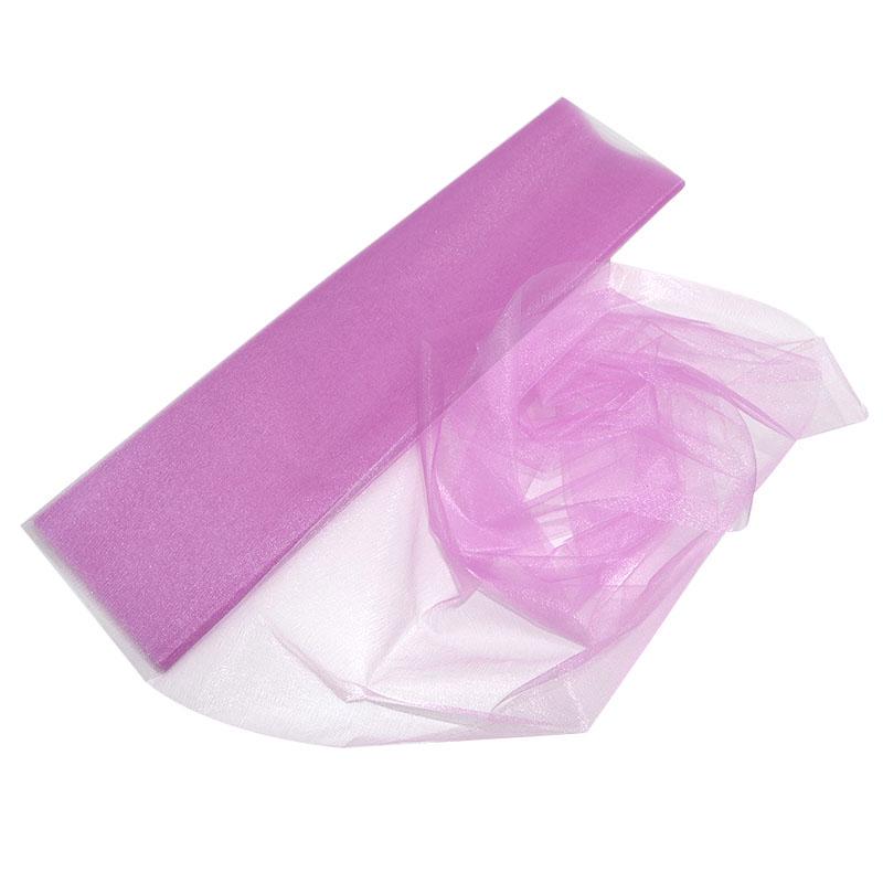 Отрезы разноцветной органзы для декора