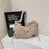 Corduroy Tote Bag Women's Large Capacity Crossbody Bag Shoulder Bag Underarm Bag