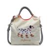 Fashion High-value Bag Women's New Textured Embroidered Portable Nylon Mobile Phone Bag Cartoon Shoulder Messenger Bag