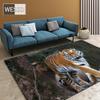 Tiger Carpet For Living Room Decoration 3D Wild Animal Floor Mat In The Hallway Soft Bedroom Rug Bedside Mat Home