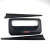 3Pcs Tailgate Handle Cover Moulding Trim Cap Black ABS For Ford Ranger 2012-2019