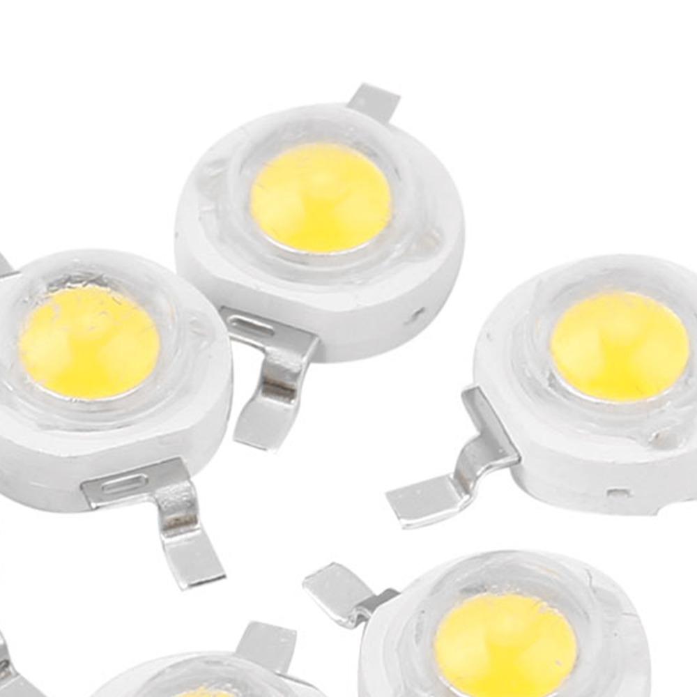 100PCS Aluminum High Power LED Beads 110LM/W DIY Lighting Fixtures  Floodlight Replacement