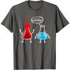 Футболка Overreacting" Funny Chemistry Nerd - классический крой, круглый вырез, короткий рукав, черная