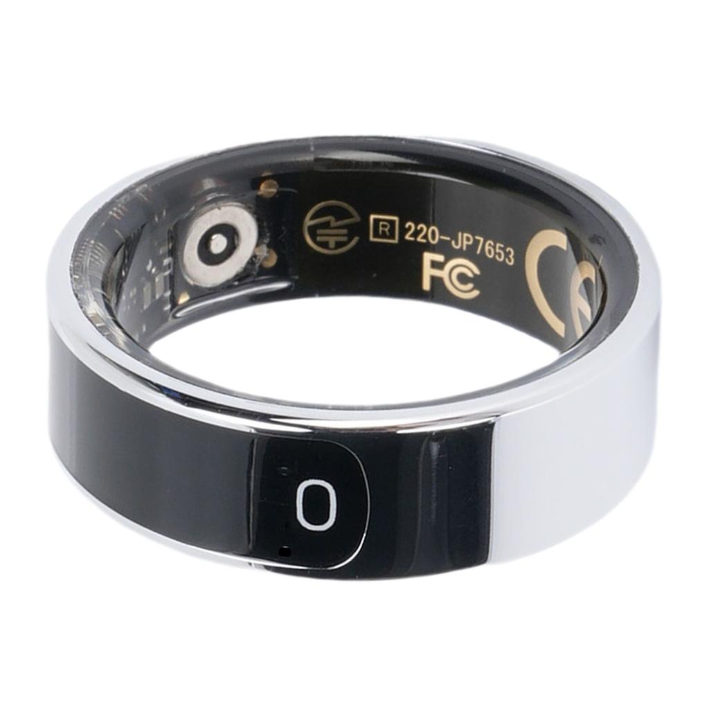 Умное кольцо фитнес-трекер для мужчин и женщин, сенсорный экран, водонепроницаемость 5 АТМ, запись данных о здоровье и упражнениях, подсчет шагов, с зарядной станцией