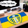 Custom Name Mouse pad Leeds United Crest Legacy Mouse Pad Desk Mat, Non-Slip Rubber Backer Pad For Computer Notebook Gaming Mouse Pad Birthday Gift