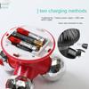 Massage Tool Home Use Body Care Tool Mini Massager with 3 Kneading Massage Heads Vibrating Massager