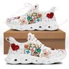 2024 Brand Design Women Sneakers White Nursing Shoes Cute Cartoon Nurse Doctor Medical Print Light Lace-up Flats Footwear