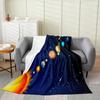 Cosmic Star Pattern Digital Printing Flannel Blanket Printing Single Layer Flannel Blanket