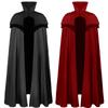 New Halloween Christmas Party Medieval Standing Collar Vintage Jacquard Double Layer Shawl Plate Shawl
