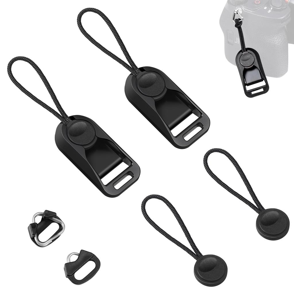 Aluminum Alloy 3 Layer Construction Anchor Links Camera Strap with Triangular Load Capacity Easy To Put On and Take Universal for Cameras and Set of