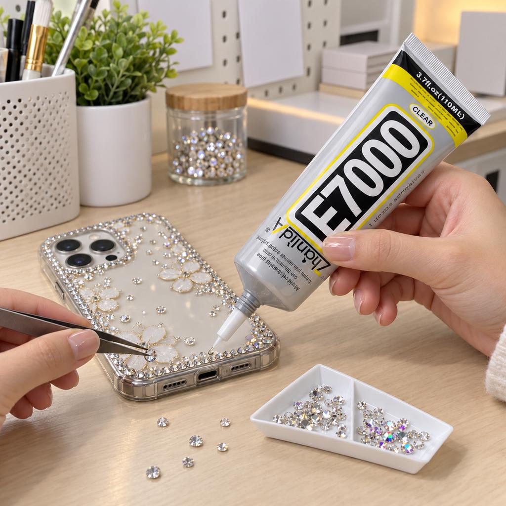 E7000 Glue Medium Viscosity Clear Multi-Purpose Adhesive for DIY and Repair