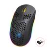 3600dpi Three-modes Wireless Bluetooth Mouse Rechargeable Type C Honeycomb Adjustable 2.4ghz Gamer Mice For Computer