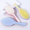 1pcs Leaf Shaped Fine Toothed Comb Hair Brush, Fluffy Skull Top Non Knotted Air Cushion comb,Special for Real Hair Wigs