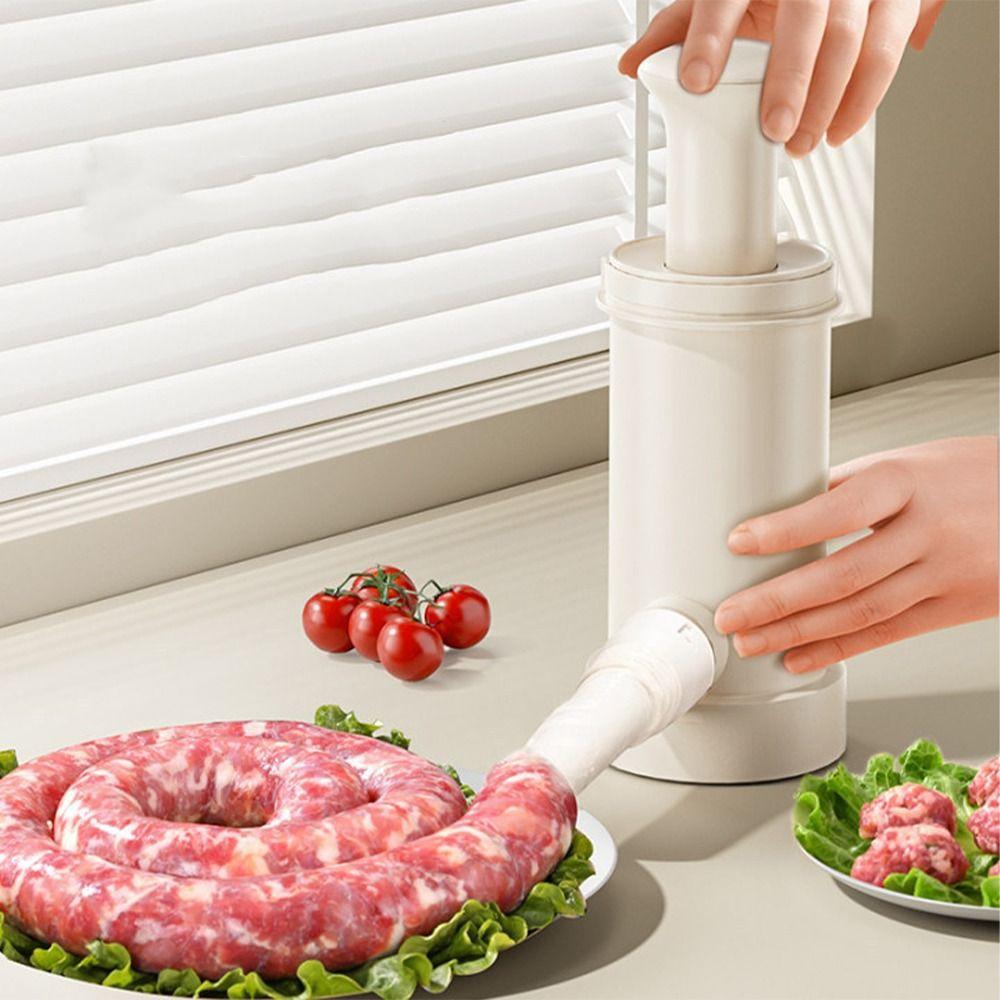 Ручная колбасная машина пищевого класса большой вместимости, набор для набивки мяса, инструмент для набивки колбас, приготовление