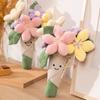 Handheld Plush Bouquet Doll Toy Fun Flower Gift For Girlfriend Birthday Soft Stuffed Animal Collectible For All Ages