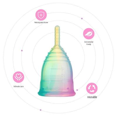 Радужная силиконовая менструальная чаша: Экологичная альтернатива менструации