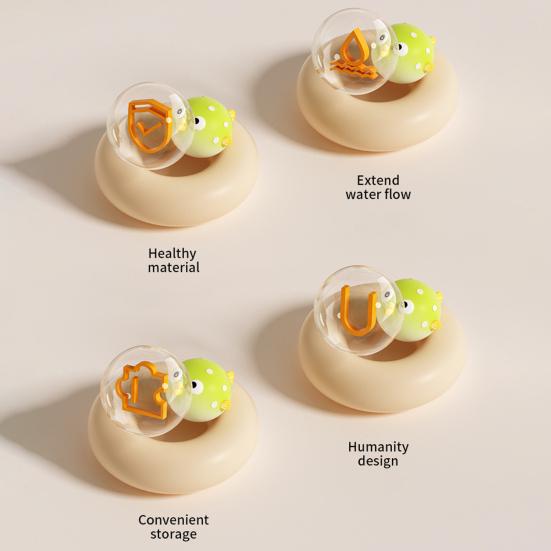 Children Faucet Extender Cartoon Worm Shape Splash-proof Adjustable Faucet Extender Bathroom Gadget