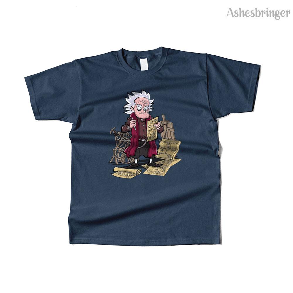 Unisexs Cotton Leonardo Doc Vinci Graphic Funny T Shirt Street Casual Style Tee for Unisex and Women