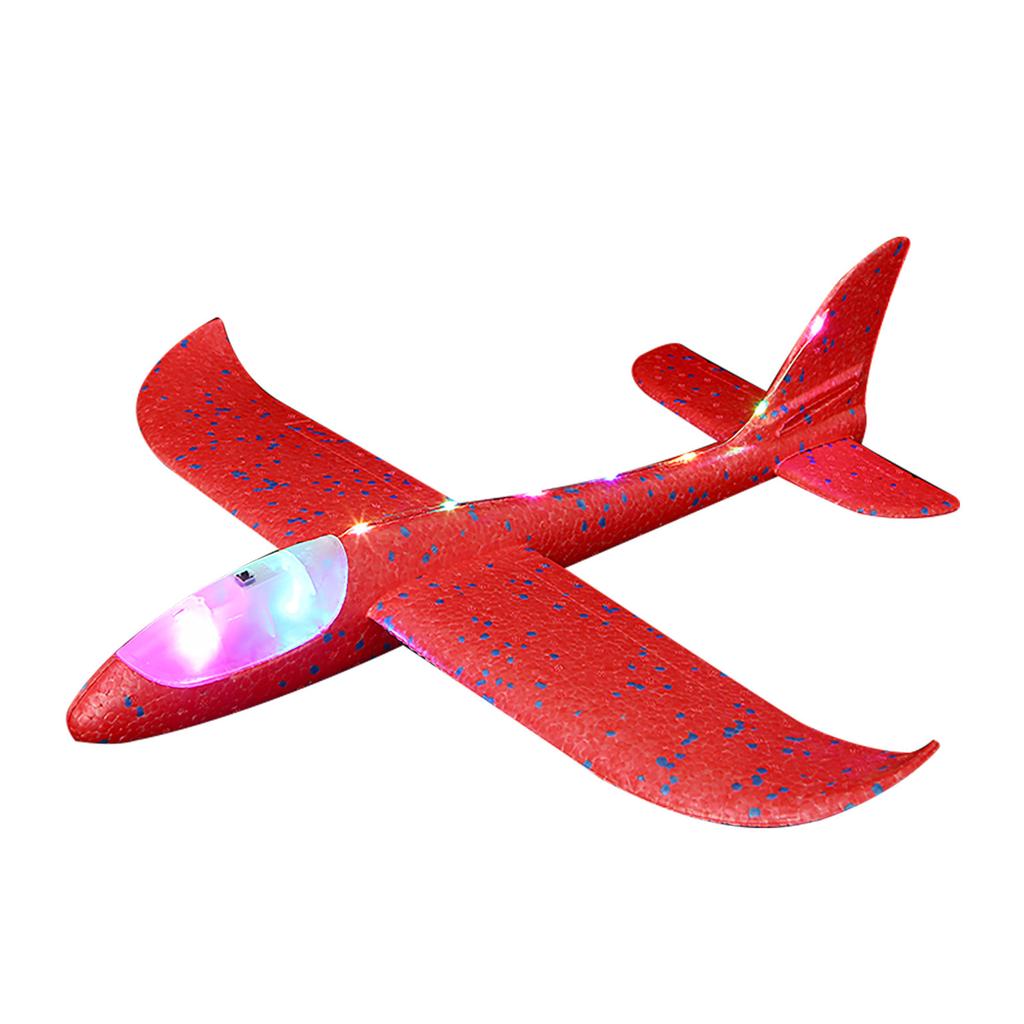 (Precious memory)Foam Throwing Glider Airplane Aircraft Toy Hand Airplane Model