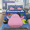 Barbapapa Family Bath Time 3Pcs Bedding Set, Duvet Cover with 2 Pillowcases, No Core