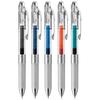 Шариковая ручка Pentel с гелевыми чернилами Energel Infree 0,5 мм, прозрачный стержень BLN75TL5AMZ, 5 цветов