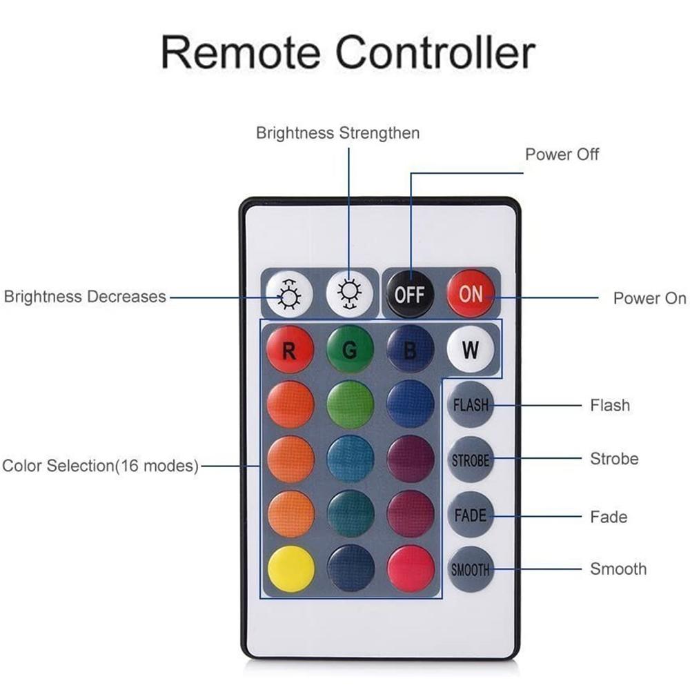 Ship Atmosphere Lamp 16 Different Static Modes Fishing Night Lights Waterproof