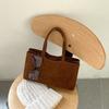 New Handbag Bag Autumn and Winter Women's Simple Suede Commuter Tote Bag High-end Large-capacity Suede Bag