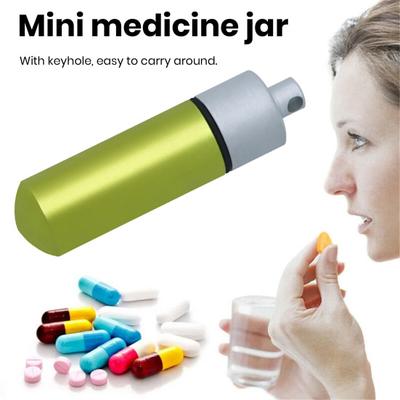 Маленькая портативная коробка для таблеток, водостойкая, пылезащитная, компактный размер, удобный для переноски органайзер для таблеток, контейнер для хранения