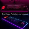 RGB Игровой Беспроводной Зарядный Коврик для Мыши Цветной Светящийся Резиновый Коврик для Мыши для ПК Ноутбука Клавиатуры Настольный Коврик