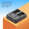 USB-зарядное устройство на 2 слота для аккумулятора NPW235 с интеллектуальным контроллером и защитой. Совместимо с камерами XS10 XT5.