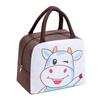 Lunch Bag Cute Cartoon Animal Pattern Waterproof Large Capacity Portable Thermal Insulation Lunch