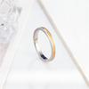 Yimi Sunshine Персонализированное Простое Кольцо для Пары Трендовый Нишевый Дизайн Универсальное Премиальное Кольцо Титановая Сталь Не Тускнеет