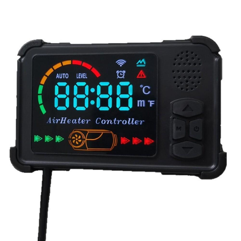 Автомобильный автономный отопитель с дистанционным управлением и ЖК-дисплеем для 12В 24В автомобилей. Подходит для различных применений.